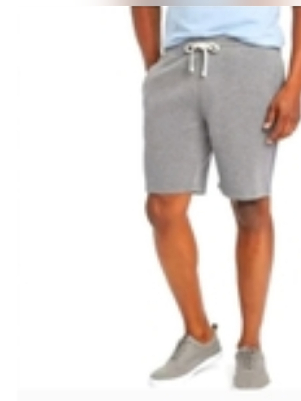 Goodfellow & Co L Light Gray Men's Knit Shots Casual Summer